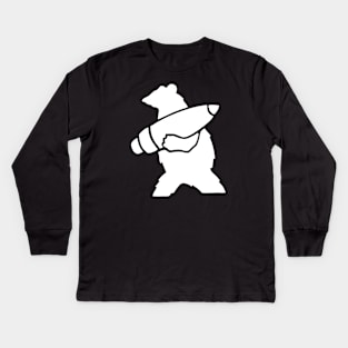 Wojtek Bear Kids Long Sleeve T-Shirt